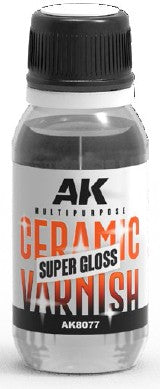 Black Forest® Hobby Supply Co AK Interactive 8077 Multipurpose Super Gloss Ceramic Varnish 60ml Bottle — Paints, Tools,