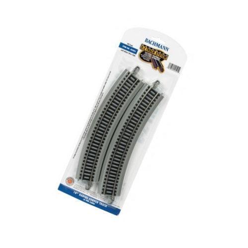 PowerHobby Bachmann 44501 HO 18" Radius Curved Track (4)