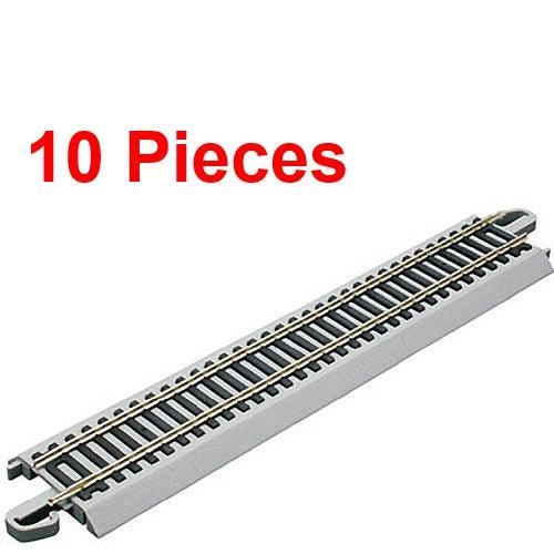 Bachmann 44581 9" Staight Nickel Silver E-Z HO Train Track (10 Pieces)