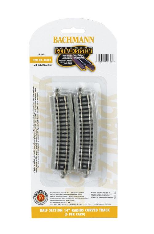 Bachmann 44823 N Half Section 14" Radius Curved Track (6)
