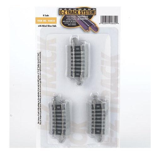 PowerHobby Bachmann 44832 N Quarter Section 12.50" Radius Curve E-Z Track (6)