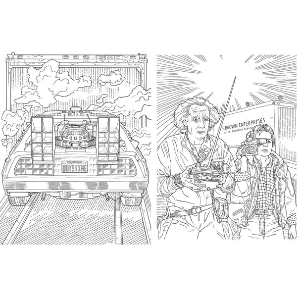 Back to the Future™ Back to the Future: The Official Coloring Book [2023]
