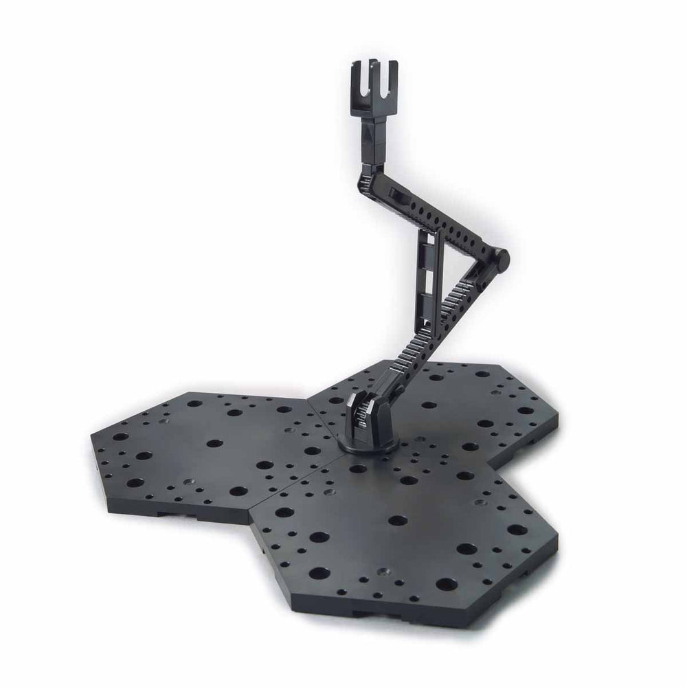 Bandai Black Action Base 4 Display Stand for 1/100 Scale Models