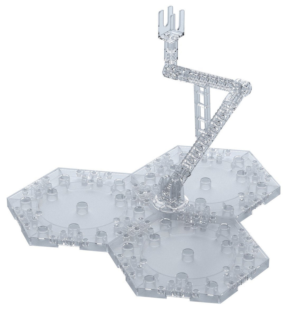 Bandai Clear Action Base 4 Display Stand for 1/100 Scale Models