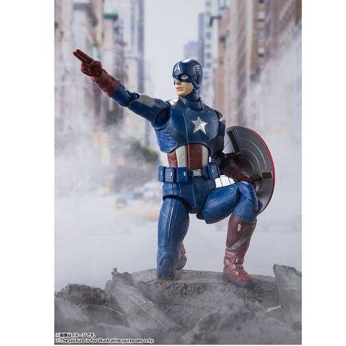 ToyShnip Bandai Avengers Infinity Captain America S.H.Figuarts Action Figure — Action & Toy Figures