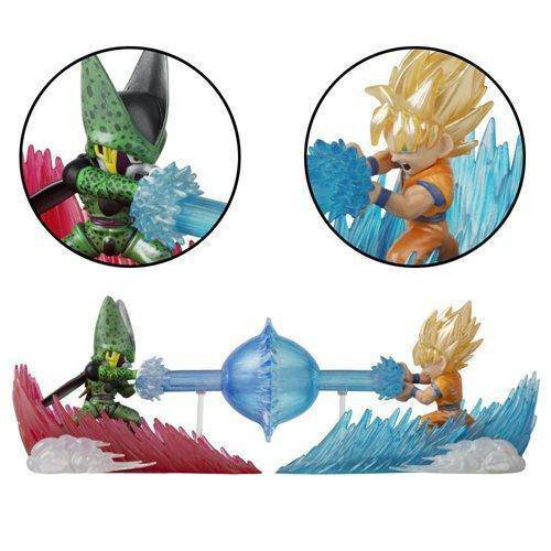ToyShnip Bandai Dragon Ball Final Blast Super Saiyan Goku and Cell Final Form Mini-Figure 2-Pack - Event Exclusive — Action