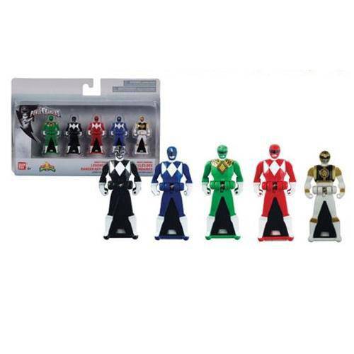 ToyShnip Bandai Power Rangers 25th Anniversary Ranger Keys 5-Pack — Action & Toy Figures