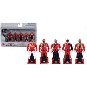 ToyShnip Bandai Power Rangers 25th Anniversary Red Ranger Keys 5-Pack — Toys & Games