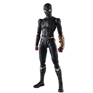 ToyShnip Bandai Spider-Man No Way Home Spider-Man Black & Gold S.H.Figuarts Action Figure — Action & Toy Figures