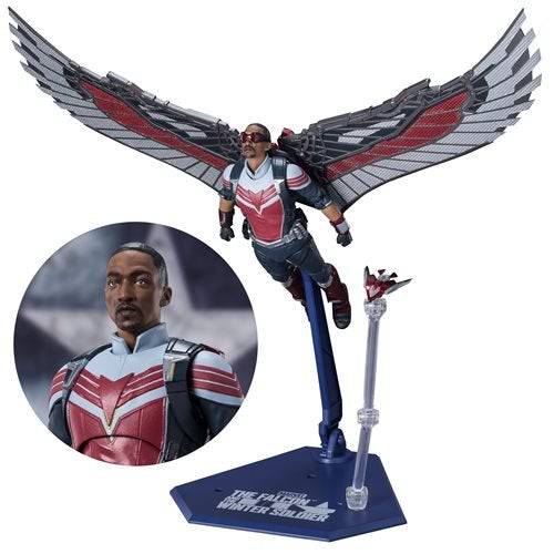 ToyShnip Bandai The Falcon and the Winter Soldier Falcon S.H.Figuarts Figure — Action & Toy Figures