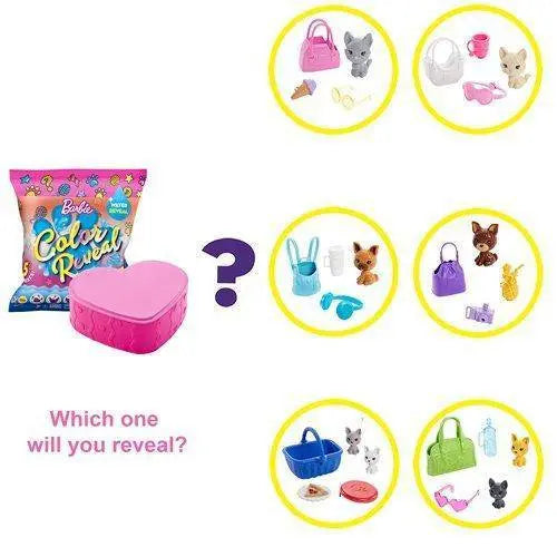 Mattel Barbie Color Reveal Pet Sunny Series - (1) bag with (1) item — Action & Toy Figures