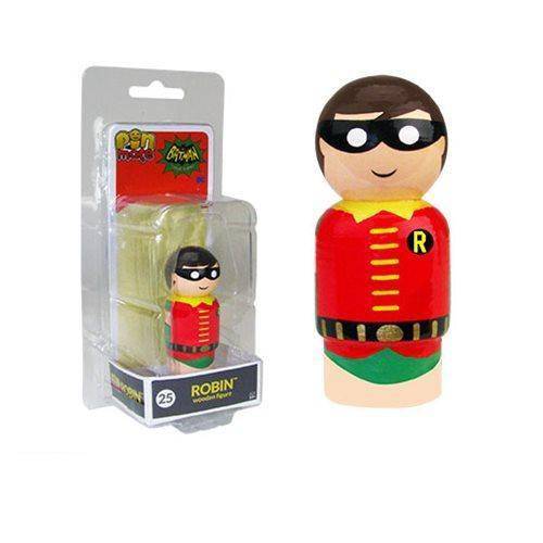 ToyShnip Batman Classic TV Series Robin Pin Mate Wooden Figure — Toys & Games