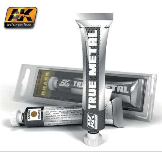 Black Forest® Hobby Supply Co AK Interactive 460 True Metal: Brass Wax Paint 20ml Tube — Glues, Paints, Tools > AK