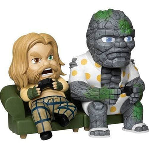 ToyShnip Beast Kingdom Avengers: Endgame - Bro Thor and Korg - MEA-025 Figure 2-Pack - SDCC 2021 Previews Exclusive — Action
