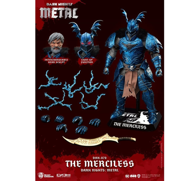 ToyShnip Beast Kingdom DC Dark Knight Death Metal Batman the Merciless DAH-070 Dynamic 8-Ction Figure — Toys & Games