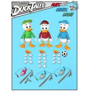 ToyShnip Beast Kingdom Ducktales DAH-069 Dynamic 8-Ction Huey Dewey Louie Action Figure Set — Toys & Games