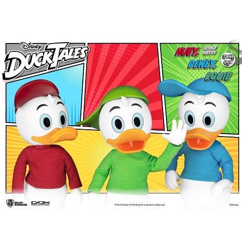 ToyShnip Beast Kingdom Ducktales DAH-069 Dynamic 8-Ction Huey Dewey Louie Action Figure Set — Toys & Games
