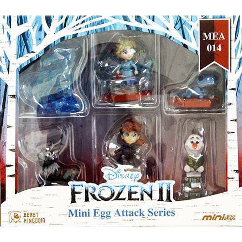 ToyShnip Beast Kingdom Frozen II - Elsa, Anna, Fire Spirit, the Nokk, Oalf - Mini Egg Attack Series MEA-014 6-Piece Figure