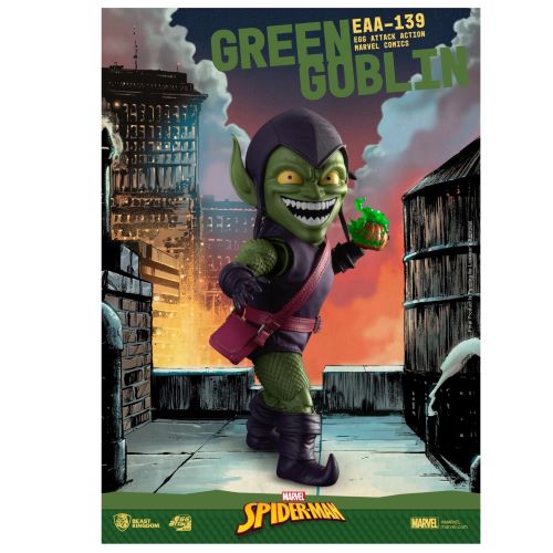 ToyShnip Beast Kingdom Marvel Comics EAA-139 Green Goblin Egg Attack Action Figure — Toys & Games