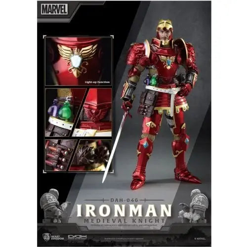 ToyShnip Beast Kingdom Medieval Knight Iron Man DAH-046 Dynamic 8-Ction Action Figure — Toys & Games