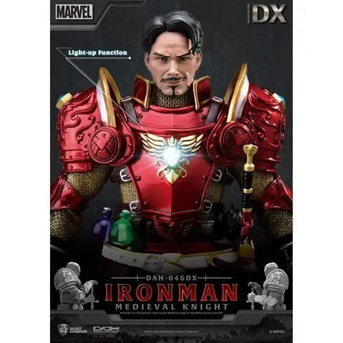 ToyShnip Beast Kingdom Medieval Knight Iron Man DAH-046DX Dynamic 8-Ction Deluxe Version Action Figure — Toys & Games