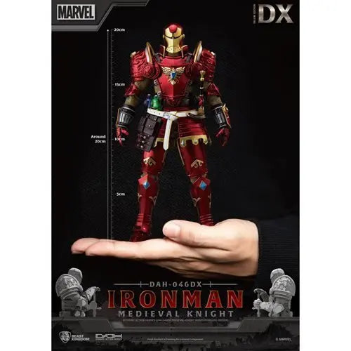 ToyShnip Beast Kingdom Medieval Knight Iron Man DAH-046DX Dynamic 8-Ction Deluxe Version Action Figure — Toys & Games