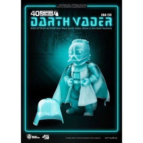 ToyShnip Beast Kingdom Star Wars EAA-113 Darth Vader Glow-in-the-Dark Action Figure — Toys & Games