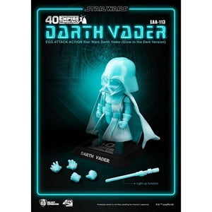 ToyShnip Beast Kingdom Star Wars EAA-113 Darth Vader Glow-in-the-Dark Action Figure — Toys & Games