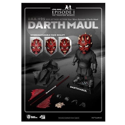 ToyShnip Beast Kingdom Star Wars Episode 1 Darth Maul EAA-095 Action Figure — Toys & Games
