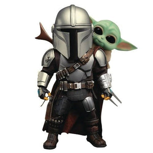 ToyShnip Beast Kingdom Star Wars The Mandalorian & Child EAA-111 Action Figure Set — Toys & Games