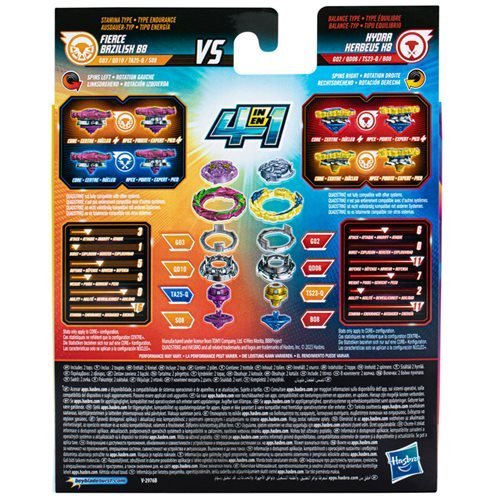 ToyShnip Beyblade Burst QuadStrike Dual Pack - Choose your Beyblade — Battle Tops