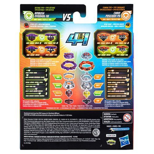 ToyShnip Beyblade Burst QuadStrike Dual Pack - Choose your Beyblade — Battle Tops