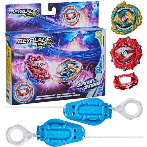 ToyShnip Beyblade Burst Surge Speedstorm Dragon Fire Faceoff — Battle Tops