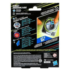 ToyShnip Beyblade X Cobalt Dragoon 2-60C Deluxe Left-Spin String Launcher Set — Battle Tops