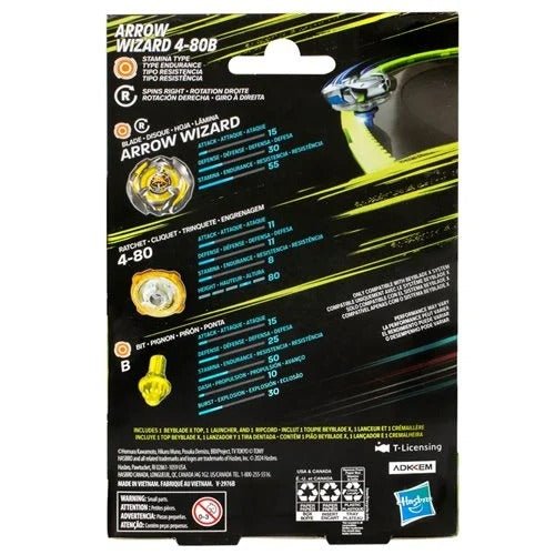 ToyShnip Beyblade X Starter Pack Tops - Select Pack(s) — Battle Tops