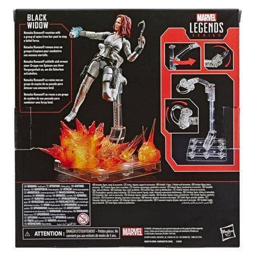 ToyShnip Black Widow Marvel Legends 6-Inch Deluxe White Costume Action Figure with Stand — Toys & Games