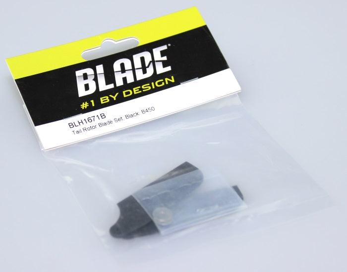 Blade 450 3D / X Tail Rotor Blade Set Black BLH1671B