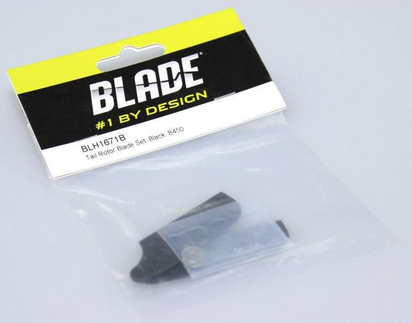 Blade 450 3D / X Tail Rotor Blade Set Black BLH1671B