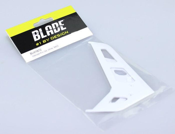 Blade 450 3D / X Stabilizer/ Fin Set White BLH1672