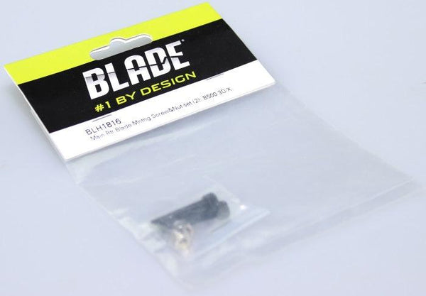 Blade 500 3D / X Main Rotor Blade Mounting Screw & Nut Set (2) BLH1816 500X 5003D