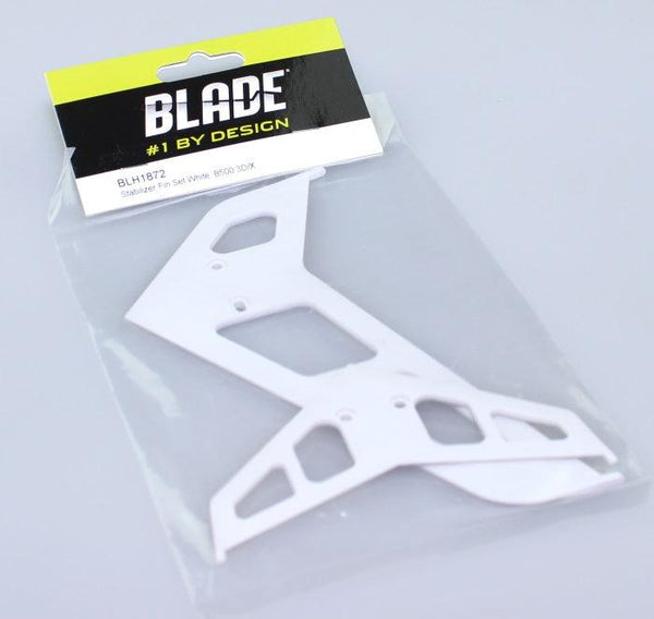 Blade 500 3D/X Stabilizer Fin Set White BLH1872