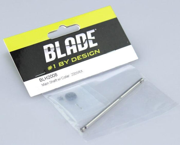 Blade BLH2008 Main Shaft with Retaining Collar 200 SR X