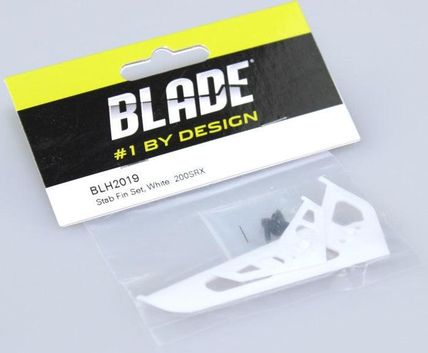 Blade BLH2019 Stabilizer Fin Set White 200 SR X