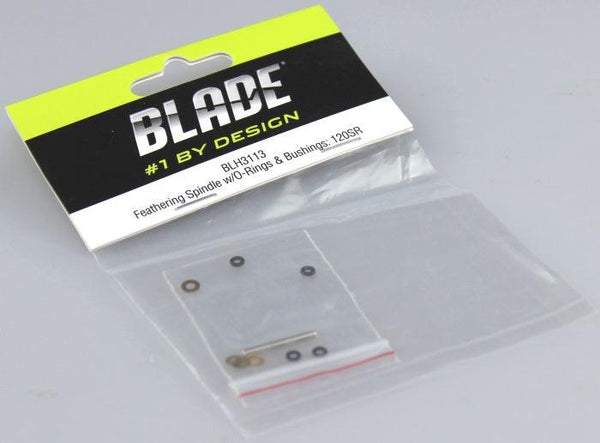 Blade 120 SR Feathering Spindle w/ O-rings and Bushings 120SR BLH3113