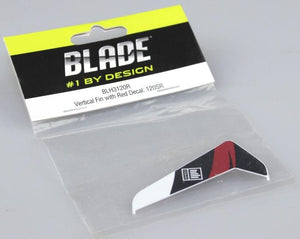 Blade 120 SR Vertical Fin with Red Decal BLH3120R