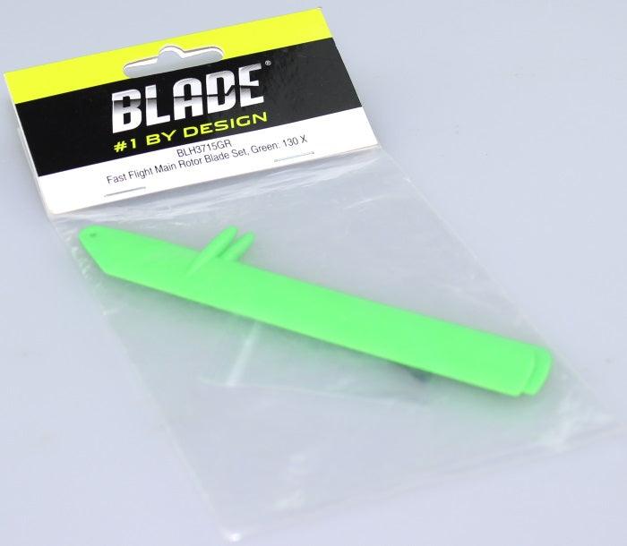 Blade 130 X Fast Flight Main Rotor Blades Set Green