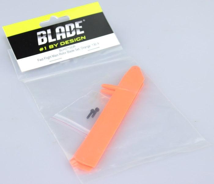 Blade 130 X BLH3715OR Fast Flight Main Rotor Blades Set Orange