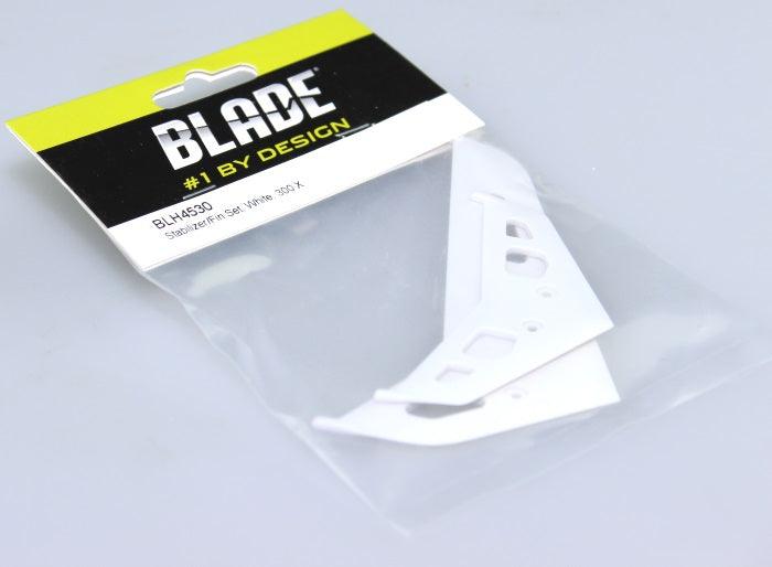 Blade 300 X BLH4530 Stabilizer/Fin Set White 300 X