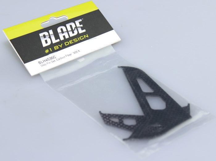 Blade 300 X BLH4530C Stab/Fin Set, Carbon Fiber 300 X