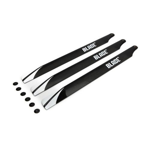 Blade BLH4751 360mm Carbon Fiber Main Blades (3) 360 CFX